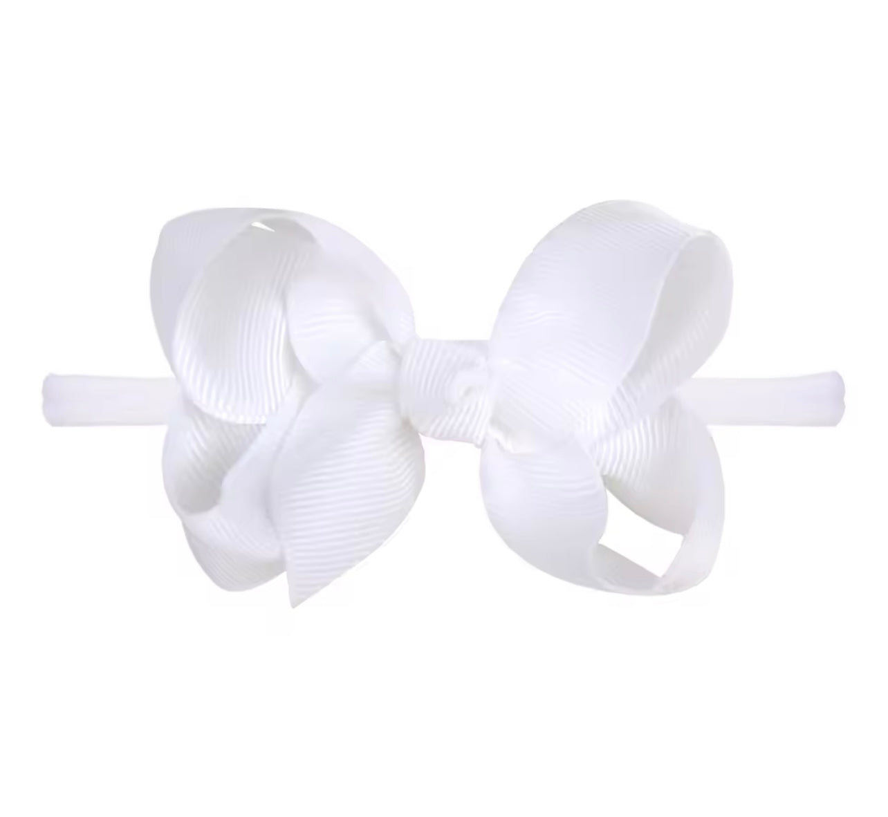 Dainty ribbon bow headband