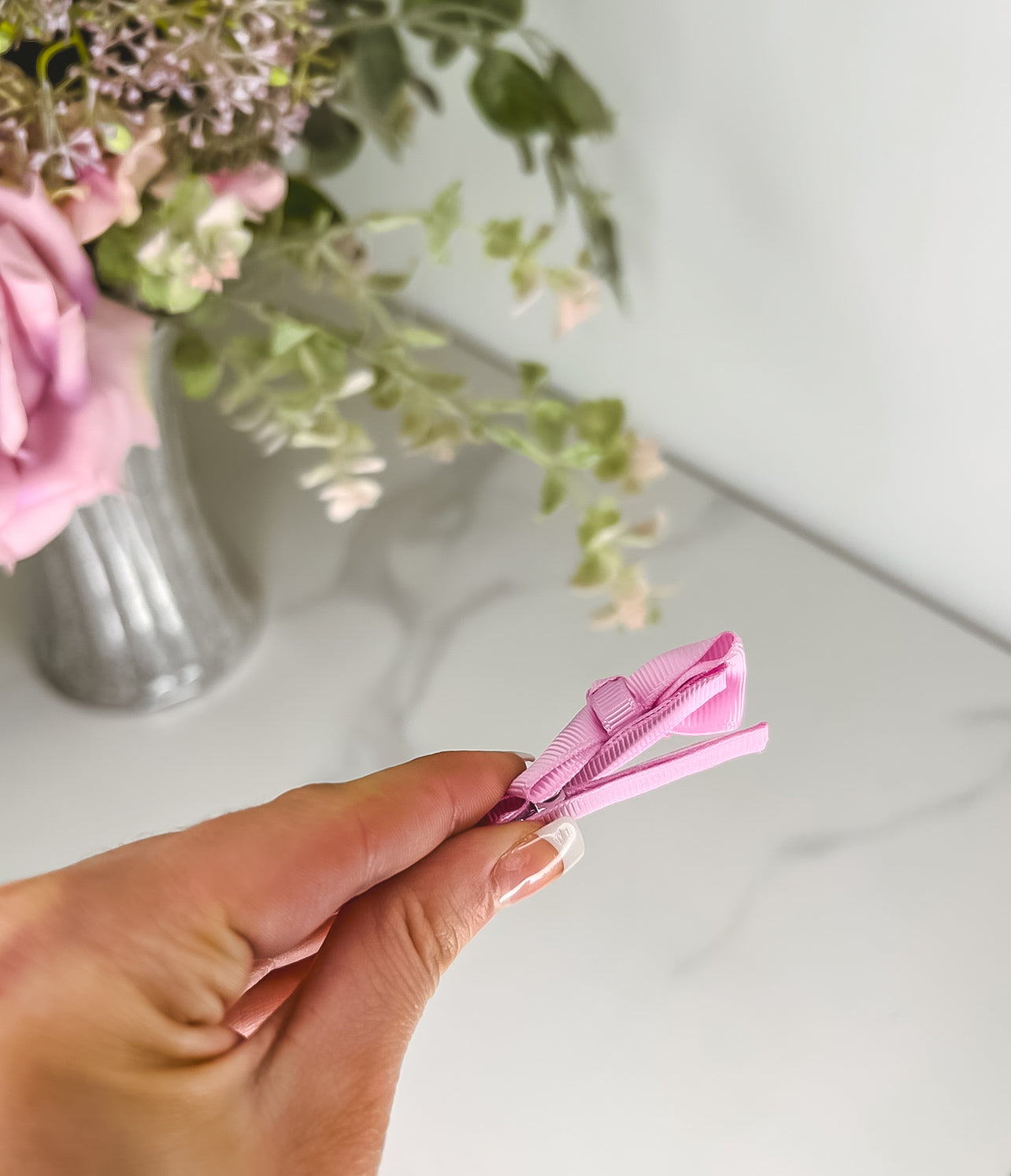 My first bow clip set - Pastel
