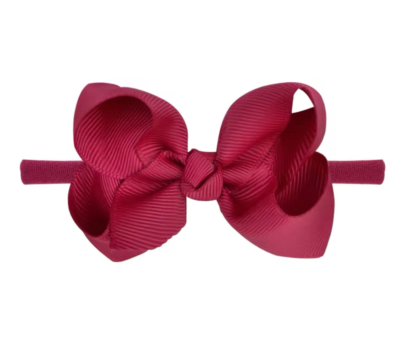 Dainty ribbon bow headband