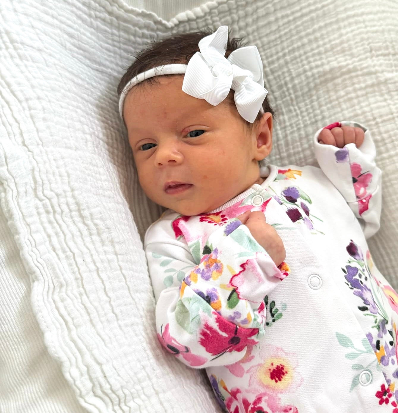 Dainty ribbon bow headband