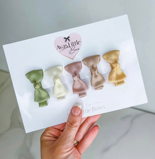 My first bow clip set - Neutral