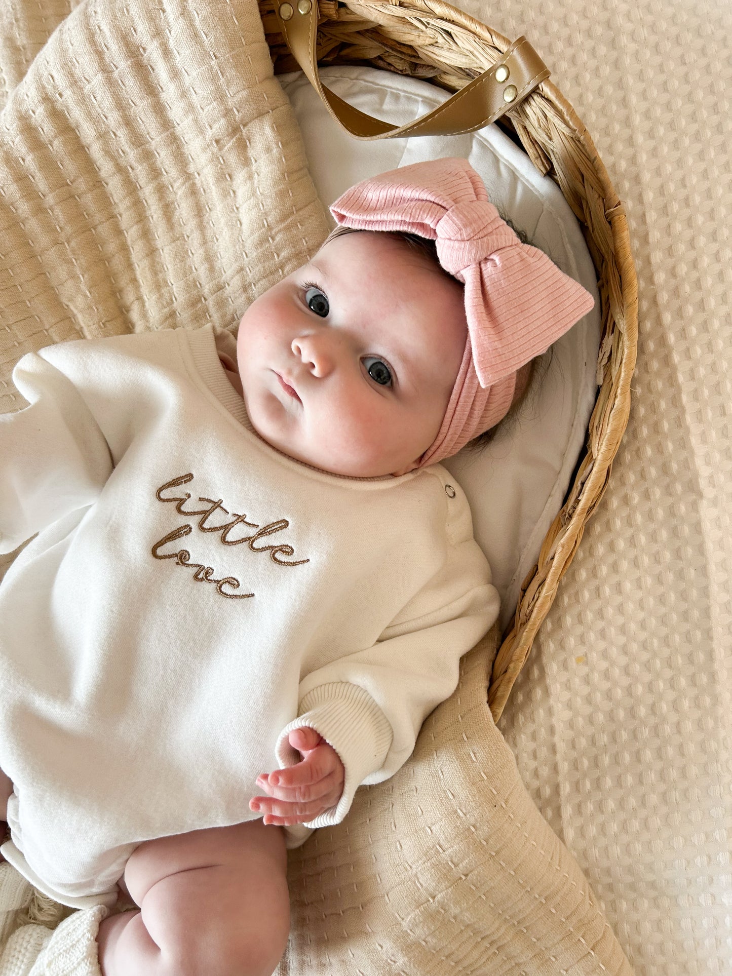 Cosy fleece lined romper - Little love