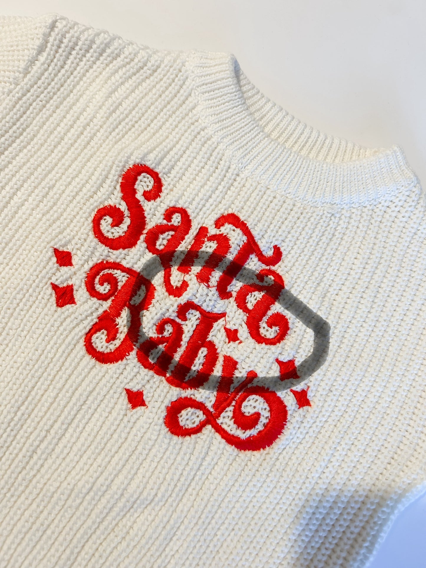 Discounted Santa baby cosy knit jumper